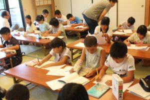 夏休み寺子屋教室5日間3